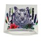 thumbnail image 4 of Funda de cojín decorativa cuadrada Sunnimix 17'' Tigre gris dibujos animados, 4 of 8
