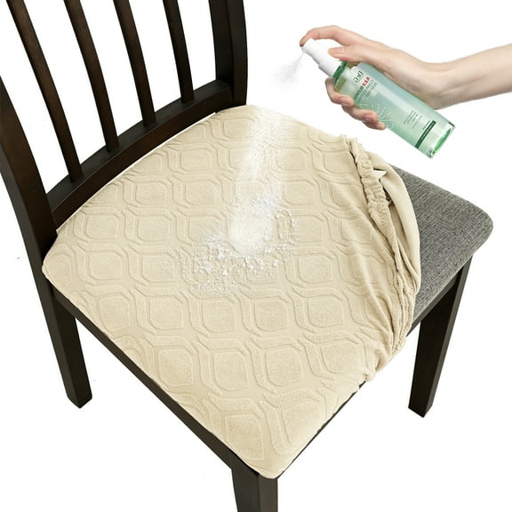 TOYAN Chair cover water-repellent small round jacquard chair cushion cover home leisure stool cover