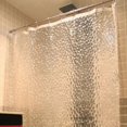 thumbnail image 3 of Cortina de ducha impermeable blanca de 1,8 m x 2,0 m, cubierta de cubo de agua gruesa para baño, 3 of 8