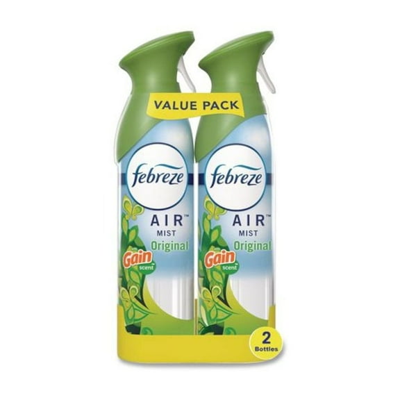 Febreze AIR, Gain Original, 8.8 oz Aerosol Spray, 2/Pack, 3 Packs/Carton