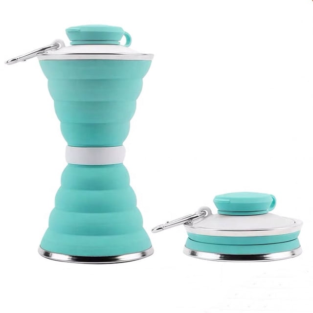 Botella Plegable de Silicona de Grado Alimenticio de 550ml MEIMIA 1007