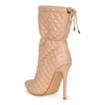 thumbnail image 3 of Lemonade Quilted Pointy Toe Stiletto Booties 20393, 3 of 6