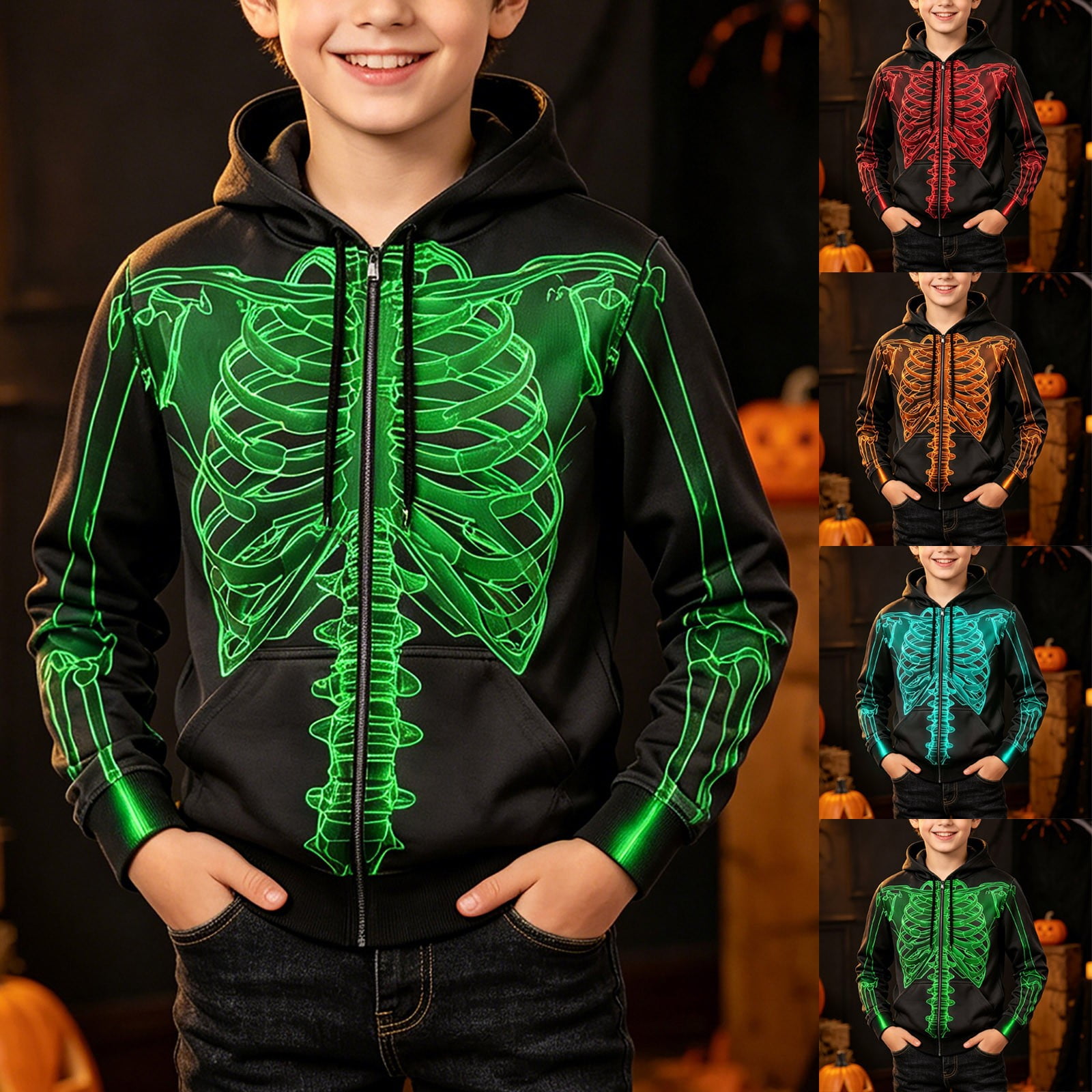 SOFTCCLO Zip Up Hoodie Boys Colorblock Full Zip Hoodie Coat with Pockets Fall Winter Hoodies for Boys Size 18-24M