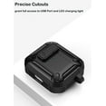 thumbnail image 4 of Compatible with Airpods Pro, Secure Lock Clip Full Body Rugged Hard Shell Protective Case Cover with Carabiner for Airpods Pro, 4 of 8