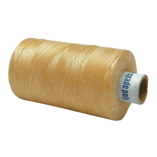 IBA Indianbeautifulart Wholesale Spool Beige 20 Pcs Spun Quilting Over Locking Sewing Polyester Thread
