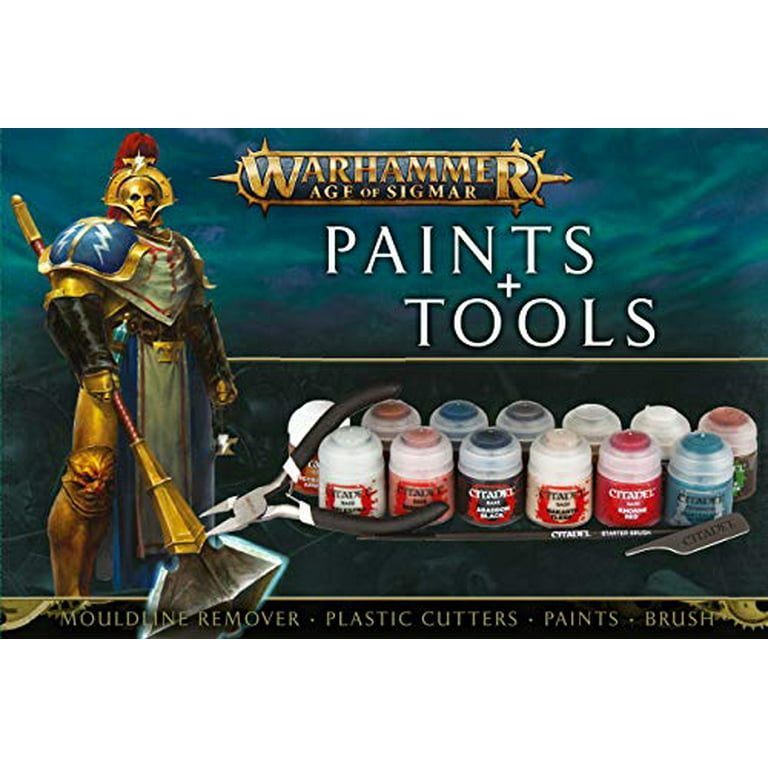 Games Workshop Warhammer 40K: Paints & Tools Set, White
