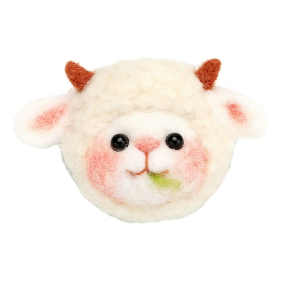 BYNNIX Needle Felting Kits Lovely Animal Brooch Wool Felting Needle Hobby Kits Needle Felting Starter Kits for Woman Girls