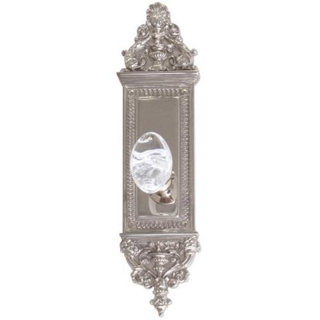 Interior Door Plate Passage Set, 2.75 in. Backset - Aged Brass
