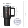 thumbnail image 3 of 1pc dad 40oz Tumbler with Straw & Handle - Insulated Stainless Steel Cup | Holiday Gift for Man Women (Christmas, Valentine's, Birthday), 3 of 5