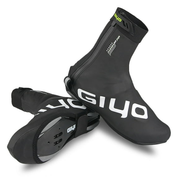 Cubrezapatos Cubiertas impermeables para zapatos de ciclismo de PU con diseño reflectante Hombres Mu GIYO Cubrezapatos