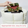 thumbnail image 6 of Mushroom Velvet Portable Earring Holder with Removable Compartment - Gift for Jewelry Lovers - Necklace Holder, Jewelry Boxes, 6 of 7