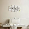 thumbnail image 2 of Elephant Stock Rustic Welcome Home Wall Sign Wall Art - Horizontal Multi Panel Canvas - Living Room Wall Decor - Wall Signs Multi Panel - Gray And Black Decor By Natalie Carpentieri - 30" x 18", 2 of 4
