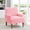 Pink, variant on Villeston Floral Accent Chair With Nailhead Trim for Living Room,Blue