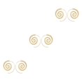 thumbnail image 3 of Sonducket Earrings Round Stylish Spiral Ear Earring Exaggerated Dangle Gold Dangling Jewelry for Women Party Wedding Decoration Type1 NO1 Sonducket CBP502456, 3 of 6
