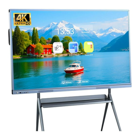 OmninexHub 55" Smart Board Digital Interactive White Board, Smartboard Interactive Whiteboard for Office, Electronic Smartboards for Classroom