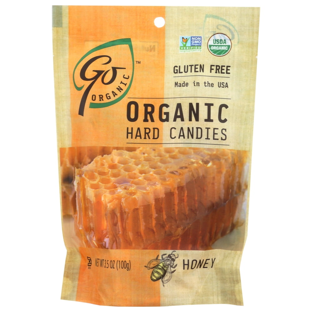 Go Organic, Organic Hard Candies, Honey, 3.5 Oz