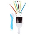 thumbnail image 1 of 6 Color Fin Comb Brush, Lightweight Coil Cleaning Brush Maintain Circulation Environmental   for Refrigerator, 1 of 8