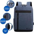 thumbnail image 4 of Mochila Oxford Bluelander Mochila para Laptop con Puerto USB Azul, 4 of 5