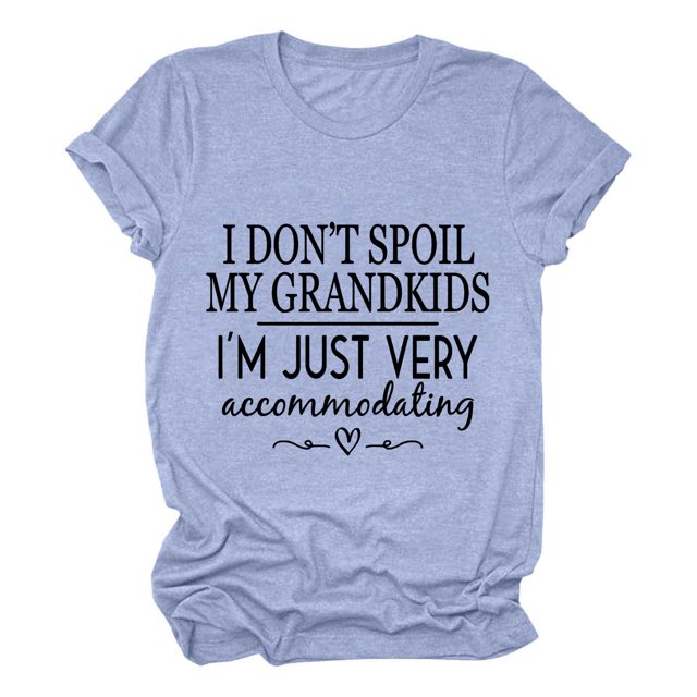 LUOGENLI T-shirts pour Femme pour Femmes T-Shirt Uni Décontracté Mode à Lettres Imprimées Col Rond Manches Courtes T-Shirt Haut 4TG T-shirts pour Femmes T-shirts Graphiques Fête de la Saint-Patrick Violet Pâle S