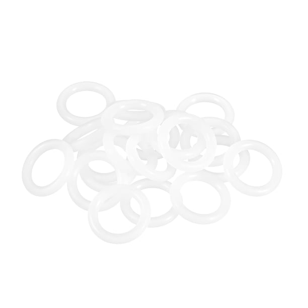 Anillos de silicona Unique Bargains, 0.47 pulgadas ID 0.71 pulgadas OD 0.12 pulgadas de ancho, junta de sellado 20 piezas