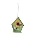thumbnail image 2 of yotijay Metal Bird House Bird Hut Home Decoration Outside Shelter for, 2 of 9