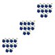 thumbnail image 2 of Ramo de novia artificial de 10 piezas Naiovety decoración de rosas plástico azul, 2 of 6