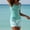 Mint Green, variant on SwiftWear Women's Plus Size Tankini Set Padded Top & High Waisted Short Tummy Control Two Piece Swimsuit Floral Swimwear