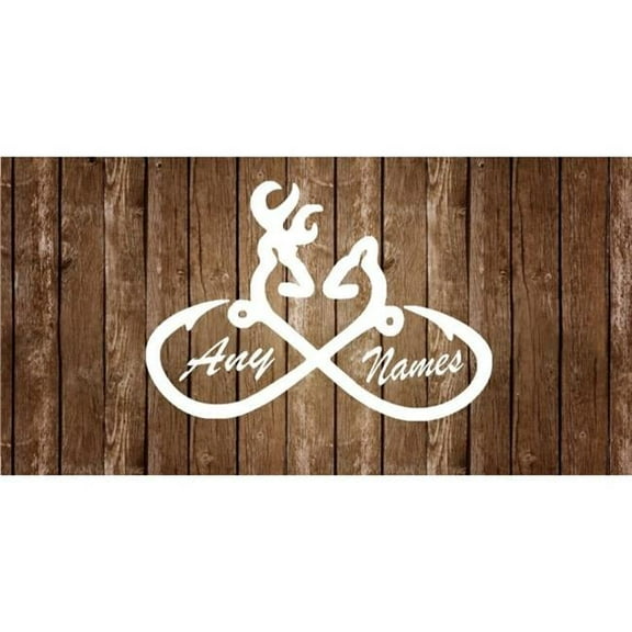 Deer Couple Photo License Plate