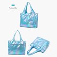 thumbnail image 2 of Bolsa De Hombro Bolso de hombro para mujer Bolso mensajero impermeable de gran capacidad (azul perla), 2 of 7