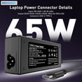 thumbnail image 4 of Cargador para laptop INEXEWOC universal USB-C de 65 W, 4 of 7