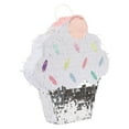 thumbnail image 4 of TFCFL Cute Ice Cream Cake-shaped Pinata Decoration Candy Party Pinata with Stick For Party, 4 of 15