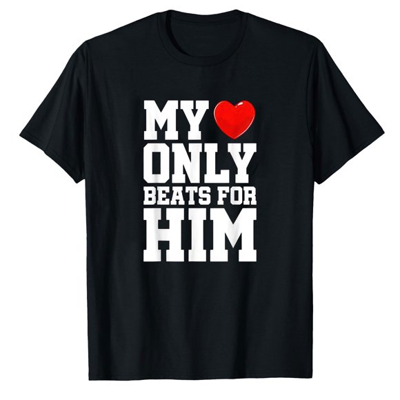 AALJY Matching His & Hers Shirt Couples Him & Her T-Shirt