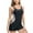 Black, variant on Sakmal Spring Suit Swimsuit for Women Tummy Control Compression One Piece Black Bathing Suits Patchwork Sport Swimsuits