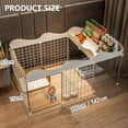 thumbnail image 2 of ShadeMart 22.44" H x 43.7" W x 29.53" D Pet Playpen - The Ultimate DIY Metal Wire Enclosure for Your Furry Friends, 2 of 5