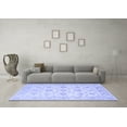 thumbnail image 3 of Ahgly Company Machine Washable Indoor Rectangle Persian Blue Traditional Area Rugs, 2' x 5', 3 of 4