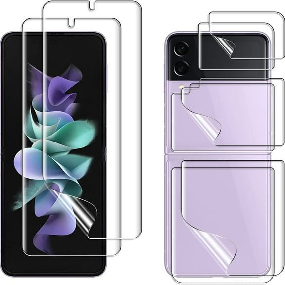 Dteck Screen Film Protector for Samsung Galaxy Z Flip 4, 2 Count