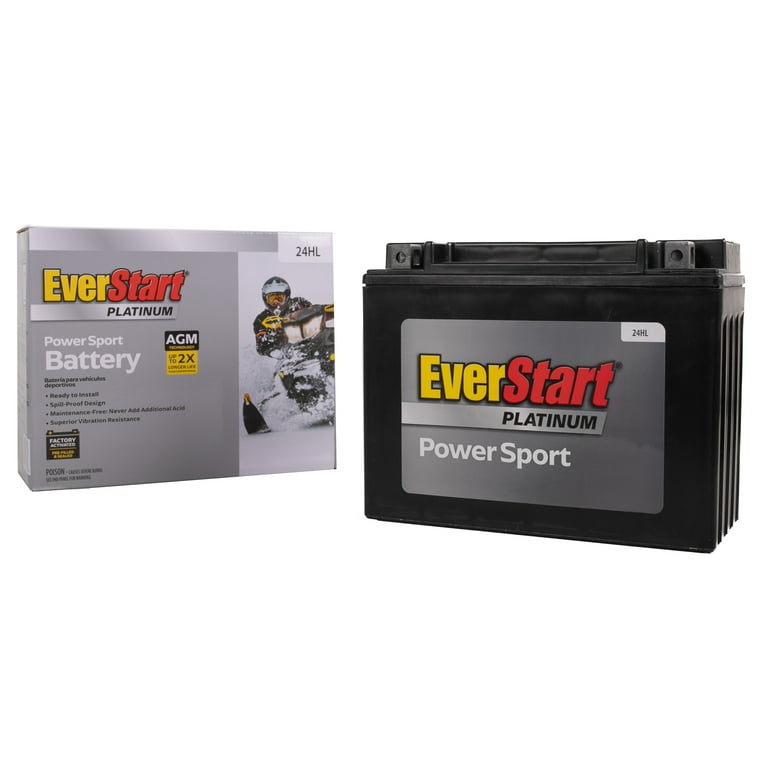 EverStart Premium AGM Power Sport Battery, Group Size T16L