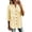 Yellow, variant on HAOTAGS Womens 3/4 Sleeve Tops,Summer Causal Plaid V-neck Blouse Yellow Size S