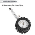 thumbnail image 6 of Unique Bargains 1 Pcs Universal Tire Pressure Gauge 0-60PSI 1.97Inch Digital Pressure Gauge with Wheel Cover Tyre Air PSI Meter for Motorcycle SUV Truck, 6 of 6