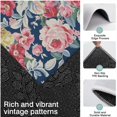 thumbnail image 3 of Pioneer Flower Floral Print Pattern Kitchen Rugs Sets Of 3,Kitchen Runner Rugs Non Skid Washable,Decorative Kitchen Floor Mats for Kitchen,Sink,Laundry,17"x30"+ 17"x47" + 17"x59", 3 of 6