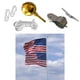 thumbnail image 5 of 4 ganchos de giratorios 3 "Topper Gold Ball Rope + accesorio de gancho de, 5 of 9