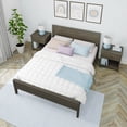 thumbnail image 6 of Max & Lily Queen Bed Frame, Solid Wood Classic Platform Bed with Panel Headboard for Kids, 6 of 10