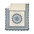 thumbnail image 4 of Modern Heirloom Collection Charlotte Bedspread, Queen, Blue, 4 of 7