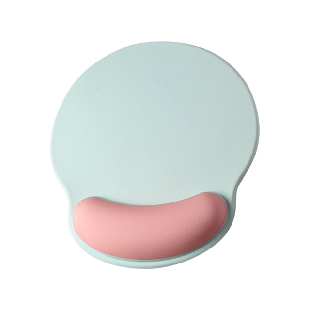 Ergonomic Candy-Color Mouse Pad, with Gel Wrist Rest Support, Non-Slip for Home Office Working