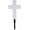 White, variant on XEAZON Solar Cross Grave Garden Stake Outdoor Lights, Solar Cross for Cemetery, Solar Powered Cross Lights Stake, LED Jesus Cross Light Decoration Garden Cross Marker for Yards, Gardens, Patio