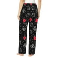 thumbnail image 3 of Daiia Card Suits Women's Sleep Pant with Pockets and Drawstring,Pajama Pants-Large, 3 of 9