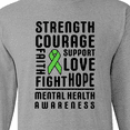 thumbnail image 4 of Inktastic Mental Health Awareness Strength Support Love Long Sleeve T-Shirt, 4 of 5