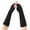 Black, variant on Gloves for Cold Weather,Winter Gloves Winter Warm Long Cable Twist Knit Acrylic Gloves Arm Warmers Fingerless Gloves Thumb Hole Gloves Mittens Fingerless Gloves,Work Gloves,Gloves for Men Black