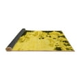 thumbnail image 2 of Ahgly Company Indoor Rectangle Abstract Yellow Modern Area Rugs, 2' x 5', 2 of 4