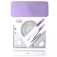 thumbnail image 1 of GROWTH TANK Ensemble de Géométrie 2xMath avec Étui de Rangement Réutilisable Portable pour Enfants Enseignants Maison Boîte Fermée Violette, 1 of 9
